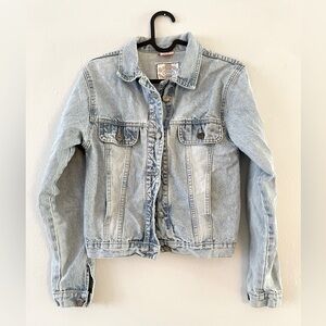 Vintage denim jacket cropped